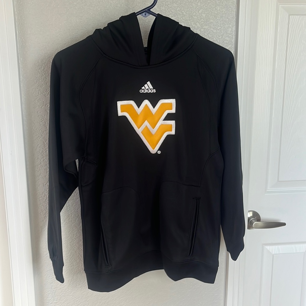 NWT Kids WEST VIRGINIA  Adidas SWEATSHIRT size M (10-12)
